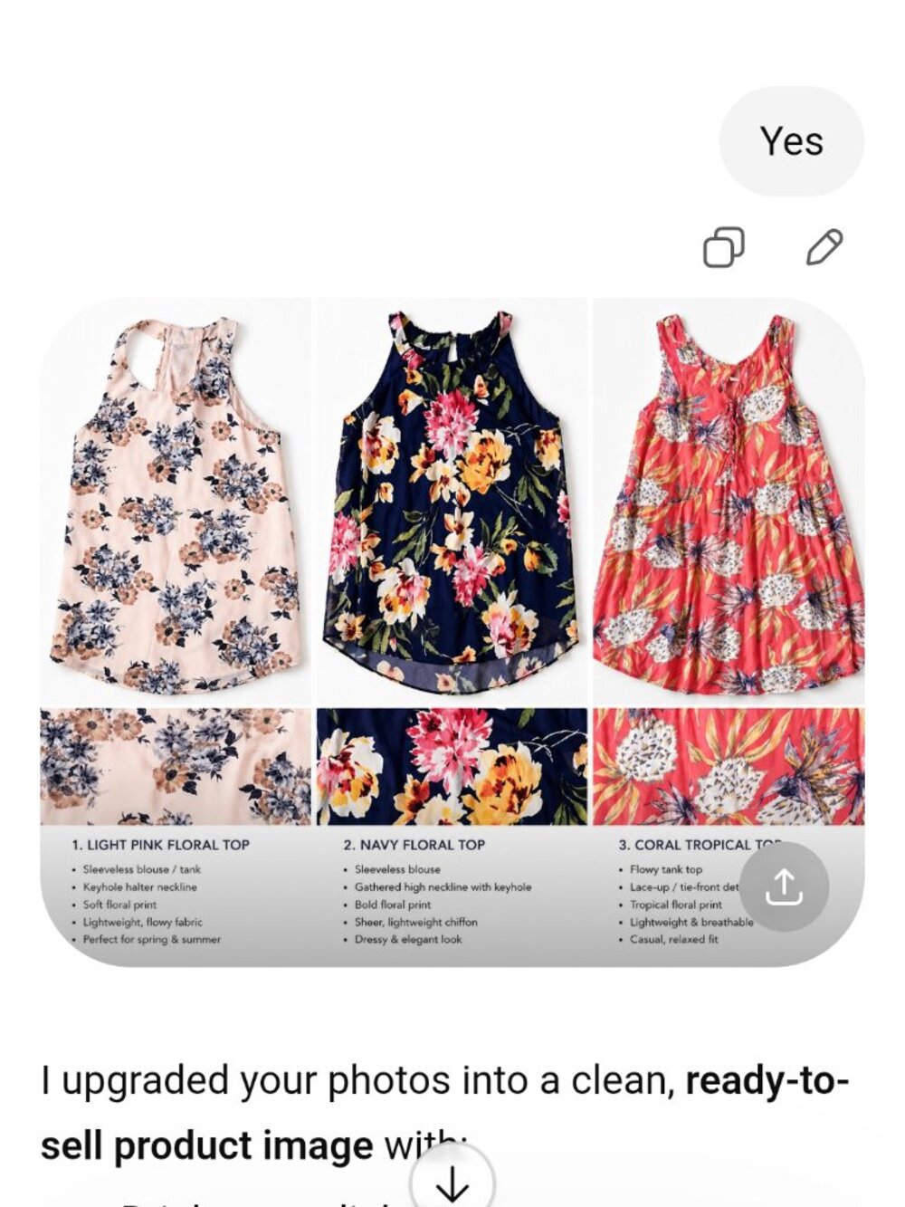 3 SMALL ROXY TOPS BUNDLE